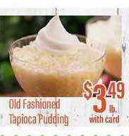 Old Fashioned Tapioca Pudding