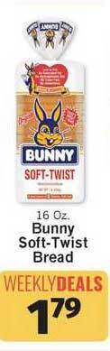 IGA Bunny Soft-Twist Bread offer