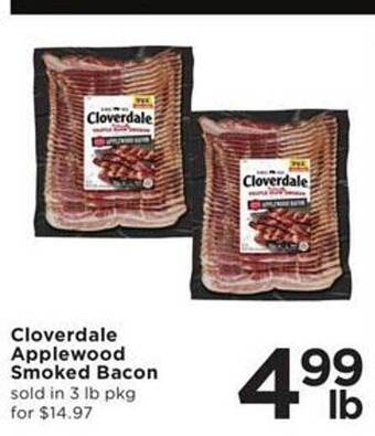Cub Foods Cloverdale Applewood Smoked Bacon offer