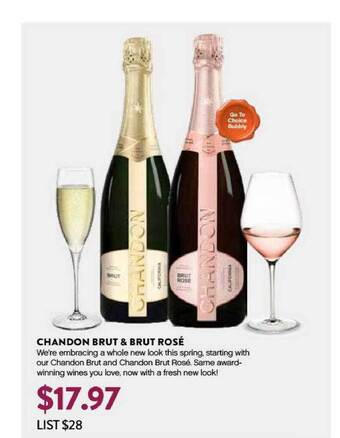 Plum Market Chandon Brut & Brut Rose offer