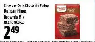 Chewy Or Dark Chocolate Fudge Duncan Hines Brownie Mix