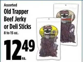 KTA Super Stores Assorted Old Trapper Beef Jerky Or Deli Sticks offer
