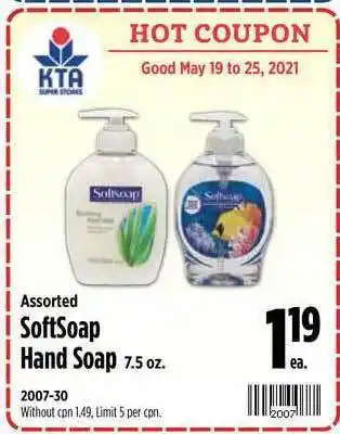 Assorted Softsoap Hand Soap