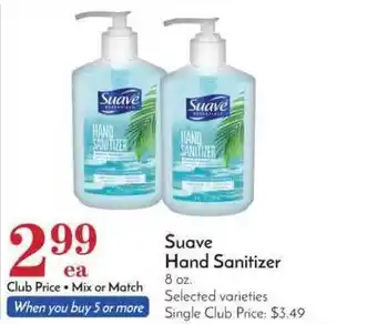 Pavilions Suave Hand Sanitizer offer