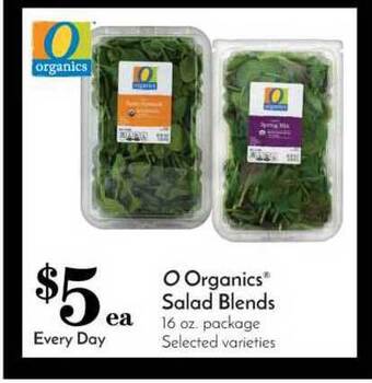 Pavilions O Organics Salad Blends offer