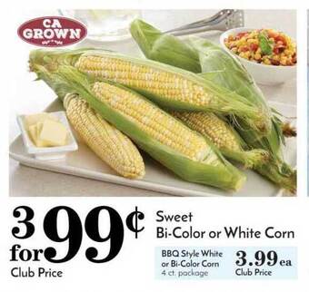 Pavilions Sweet Bi-color Or White Corn offer