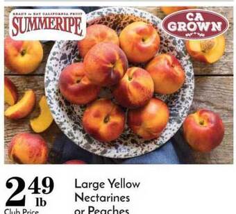 Pavilions Large Yellow Nectarines Or Peaches offer