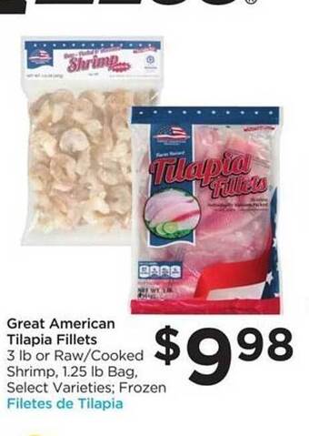 Food 4 Less Great American Tilapia Fillets offer