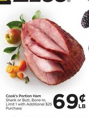Food 4 Less Cook's Portion Ham offer