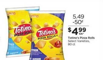 Food 4 Less Totino's Pizza Rolls Select Varieties offer