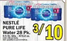 Food Bazaar Nestlé Pure Life Water 28 Pk. offer