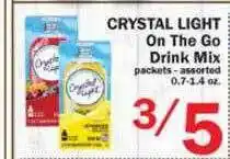 Crystal Light On The Go Drink Mix
