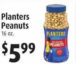 Gristedes Planters Peanuts offer
