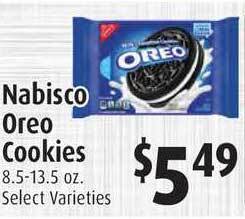 Gristedes Nabisco Oreo Cookies offer
