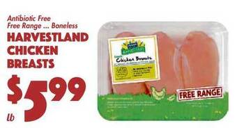 The Food Emporium Harvestland Chicken Breasts offer
