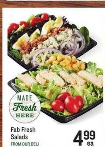 Lowes Foods Fab Fresh Salads offer