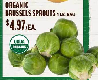 Central Market Organic Brussels Sprouts offer