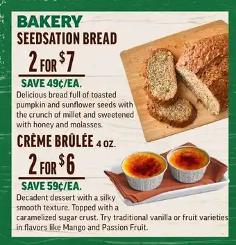Central Market Bakery Seedsation Bread offer