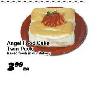Cost Cutter Angel Food Cake Twin Pack Baked Fresh In Our Bakery offer