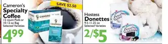 Festival Foods Cameron's Specialty Coffee , Hostess Donettes offer
