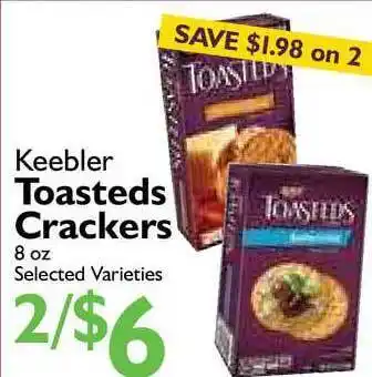 Festival Foods Keebler Toasteds Crackers offer