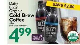 Festival Foods Dairy Bizzy Organic Cold Brew Coffee offer