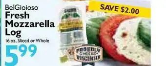 Festival Foods BelGioioso Fresh Mozzarella Log offer