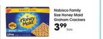 Kroger Nabisco Family Size Honey Maid Graham Crackers offer