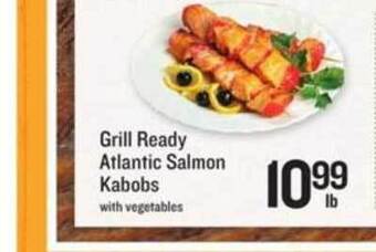 Lowes Foods Grill Ready Atlantic Salmon Kabobs offer