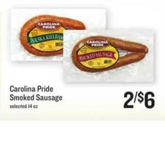 Lowes Foods Carolina Pride Smoked Sausage offer