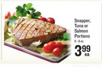 Lowes Foods Snapper, Tuna Or Salmon Portions offer