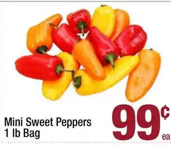 Super King Markets Mini Sweet Peppers 1 LbBag offer