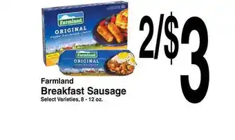Super Saver Farmland Breakfast Sausage offer