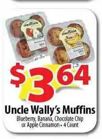 Wholesale Food Outlet Uncle Wally's Muffins offer