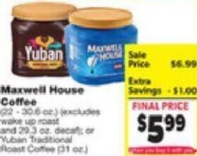 Family Fare Maxwell House Coffee offer