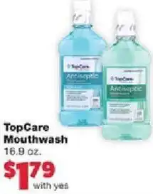Family Fare TopCare Mouthwash 16.9 oz. offer
