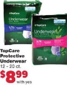 Family Fare TopCare Protective Underwear 12-20 ct. offer