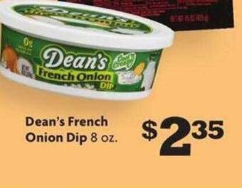 Family Dollar Dean's French Onion Dip offer