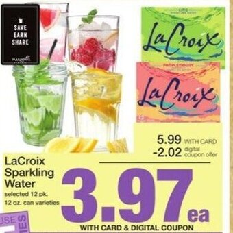 Mariano's LaCroix Sparkling Water offer