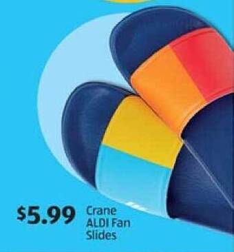 Aldi Crane Aldi Fan Slides offer