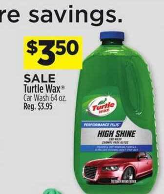 Dollar General Turtle Wax Car Wash offer