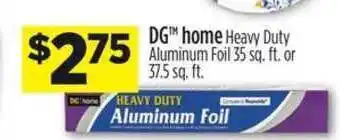 Dollar General Dg Home Heavy Duty Aluminum Foil offer