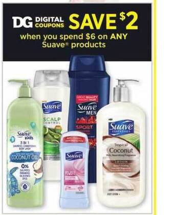 Dollar General Suave Products offer