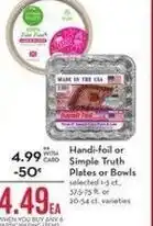 Mariano's Handi-Foil or Simple Truth Plates or Bowl offer