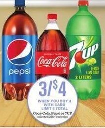 Mariano's Coca-Cola, Pepsi or 7UP offer