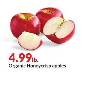 Hy-Vee Organic Honeycrisp Apples offer