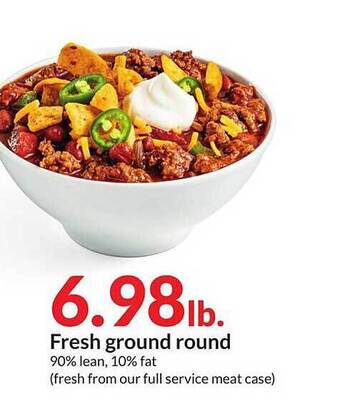 Hy-Vee Fresh Ground Round offer