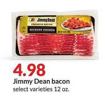 Hy-Vee Jimmy Dean Bacon offer