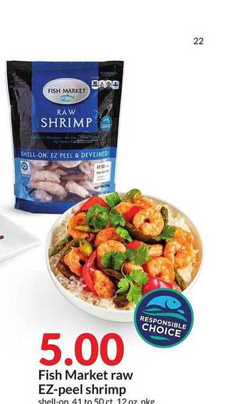 Hy-Vee Fish Market Raw Ez Peel Shrimp offer