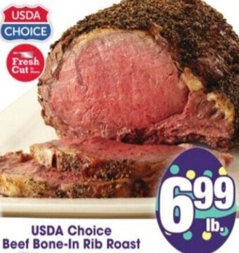 Jewel-Osco USDA Choice Beef Bone-In Rib Roast offer